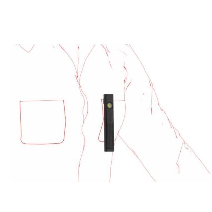 Ledlenser W4R - Torcia da lavoro ricaricabile a LED dimmerabile, 760 mAh, IP54, 220 lm