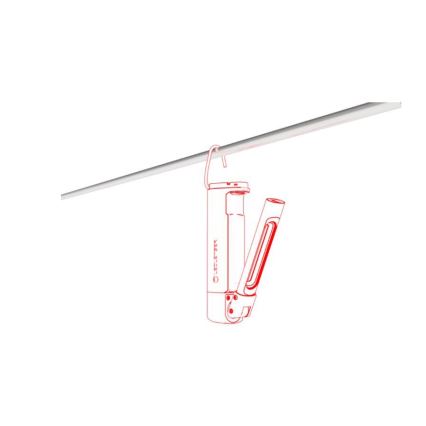 Ledlenser W7R - Torcia da lavoro ricaricabile a LED con regolazione della luminosità, 2500 mAh, IP54, 600 lm