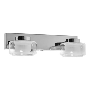 Ledvance - Applique a LED da bagno ORBIS FLAME 2xLED/5,5W/230V 3000/4000K IP44 cromo