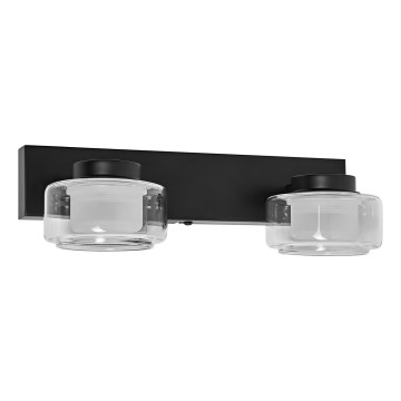 Ledvance - Applique a LED da bagno ORBIS FLAME 2xLED/5,5W/230V 3000/4000K IP44 nero