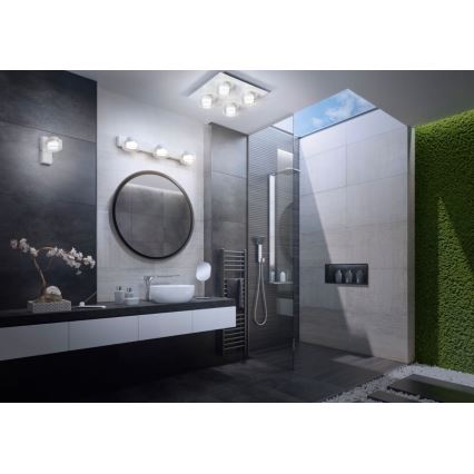 Ledvance - Applique a LED da bagno ORBIS FLAME 2xLED/5,5W/230V 3000/4000K IP44 bianco