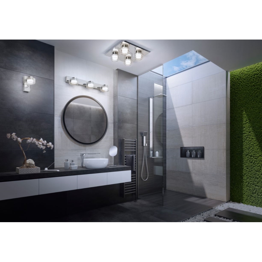 Ledvance-Applique a LED da bagno ORBIS FLAME 3xLED/5,5W/230V IP44 cromo