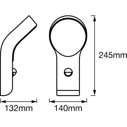 Ledvance - Applique a LED da esterno con sensore ENDURA LED/8W/230V IP44