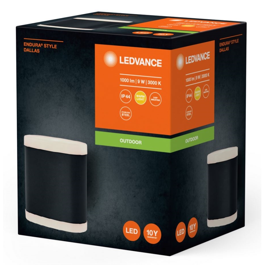 Ledvance - Applique a LED da esterno ENDURA STYLE DALLAS LED/9W/230V IP44