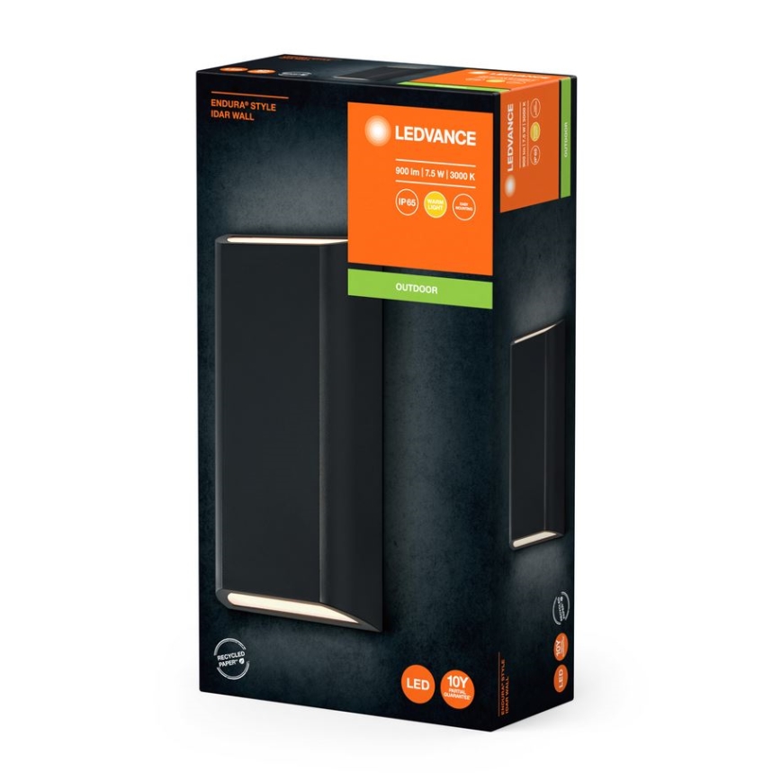 Ledvance - Applique a LED da esterno ENDURA STYLE IDAR 2xLED/3,75W/230V IP65