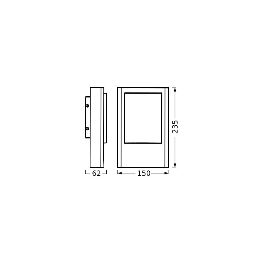 Ledvance - Applique a LED da esterno ENDURA STYLE LED/12,5W/230V IP44