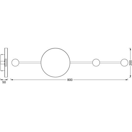 Ledvance - Applique a LED DECOR WOOD LED/6W/230V