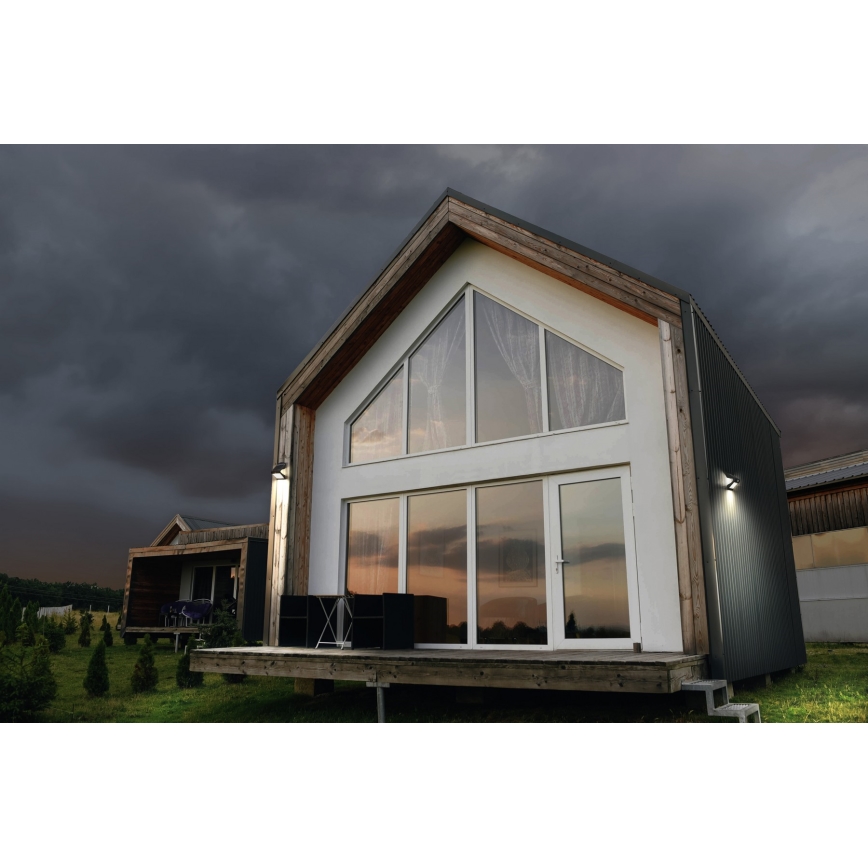 Ledvance - LED Applique solare con sensore di movimento e crepuscolare FARFALLA LED/8W/3,7V 2000 mAh IP65