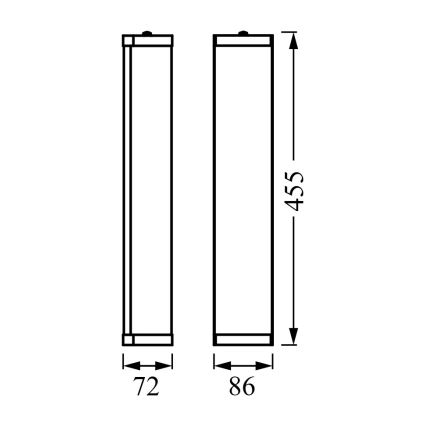 Ledvance - Applique da bagno BATHROOM CLASSIC 3xE14/12W/230V IP44