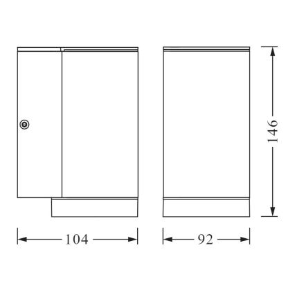 Ledvance - Applique da esterno BEAM 1xGU10/35W/230V IP44