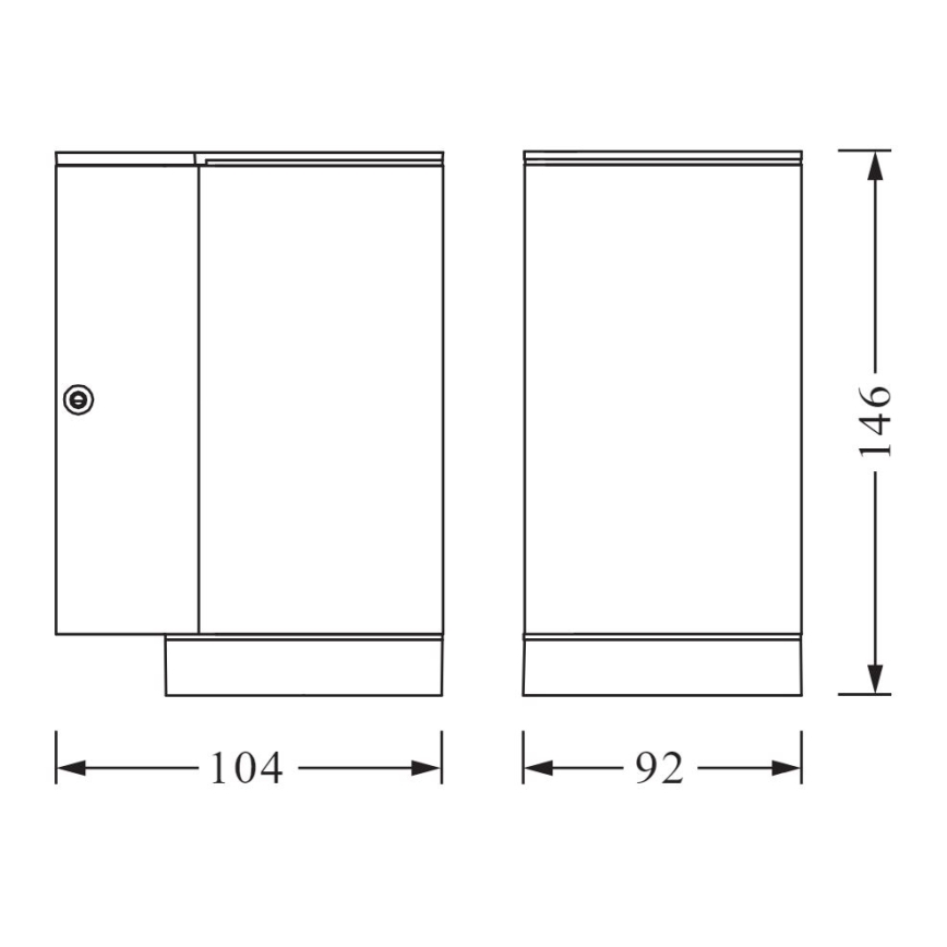 Ledvance - Applique da esterno BEAM 1xGU10/35W/230V IP44