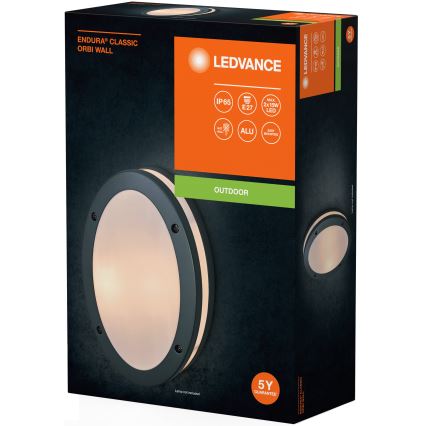 Ledvance - Applique da esterno ORBI 2xE27/18W/230V IP65