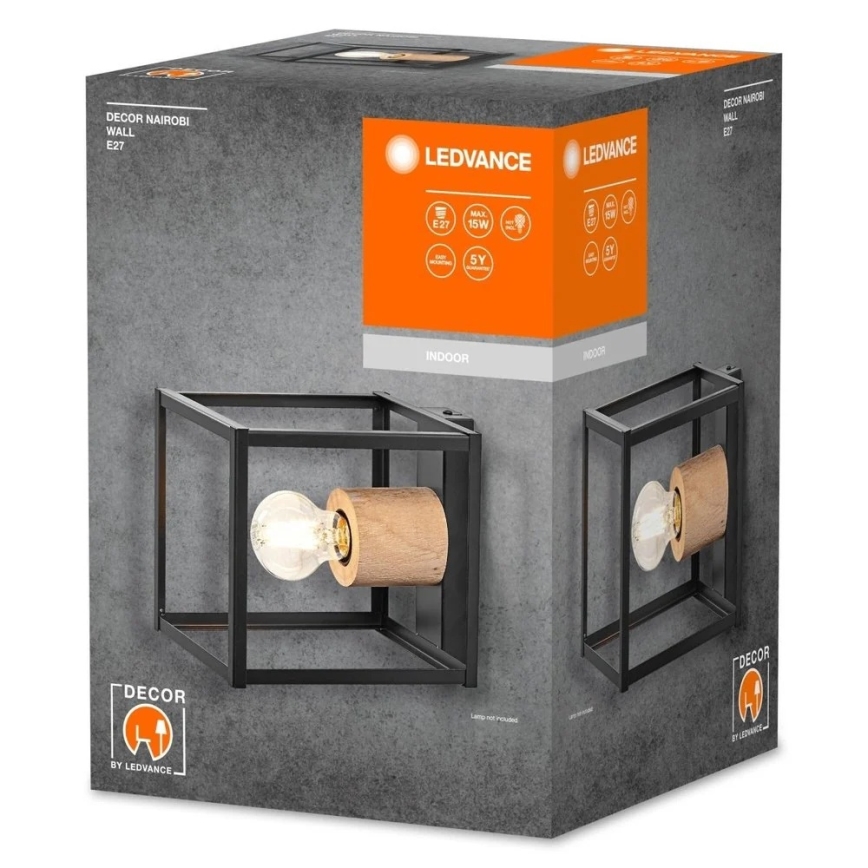 Ledvance - Applique da parete DECOR NAIROBI 1xE27/15W/230V