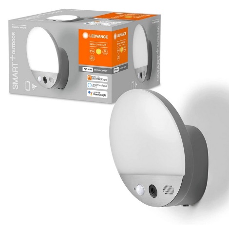 Ledvance- Applique LED con sensore e telecamera SMART+ 15W/230V Wi-Fi IP44