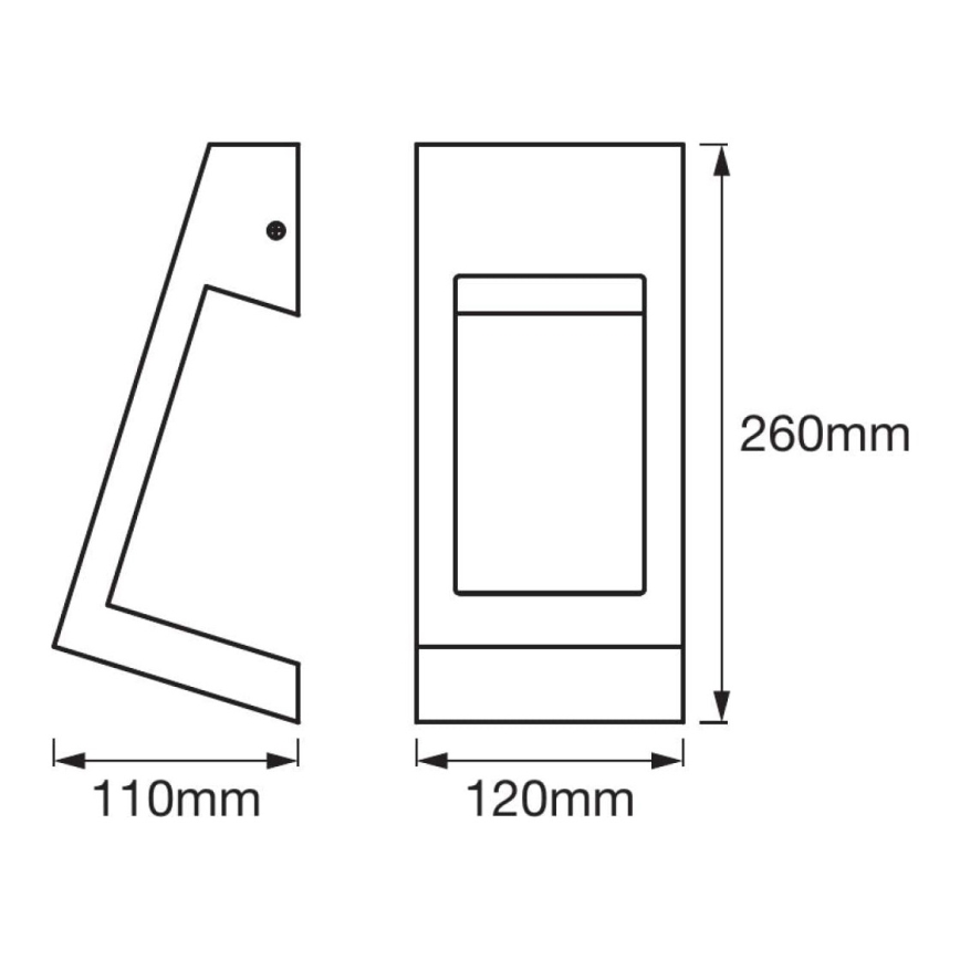 Ledvance -  Applique LED da esterno EDGE LED/7W/230V IP44
