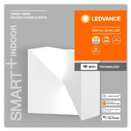 Ledvance - Applique LED dimmerabile SMART+ SWAN LED/23W/230V 3000-6500K Wi-Fi