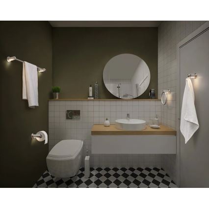Ledvance - Bagno muro appendino con LED retroilluminazione IP44 3xAAA