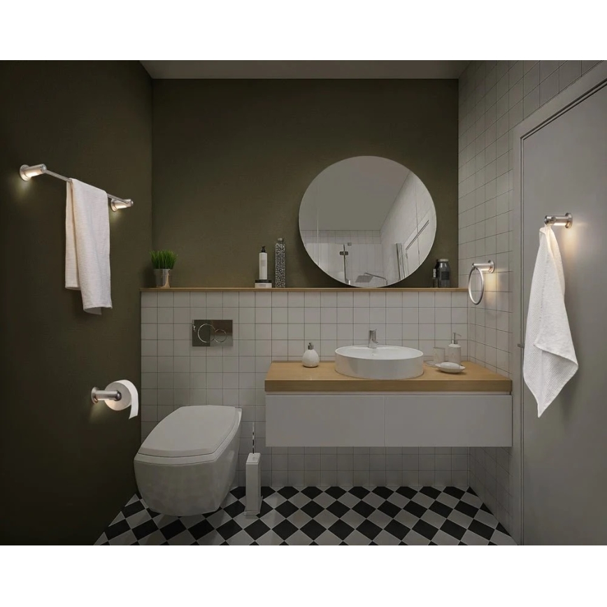 Ledvance - Bagno muro appendino con LED retroilluminazione IP44 3xAAA