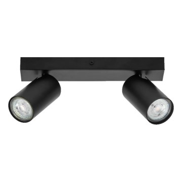 Ledvance - faretto LED da parete OCTAGON 2xGU10/3,4W/230V 2700K nero