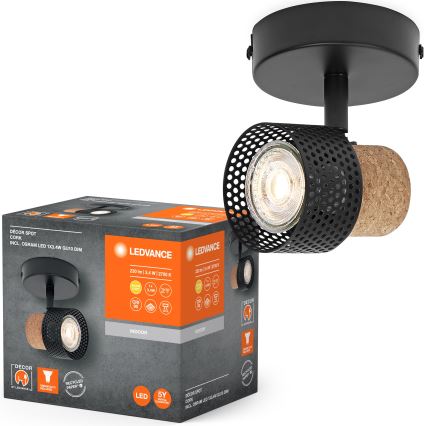 Ledvance - Faretto LED DECOR CORK 1xGU10/3,4W/230V