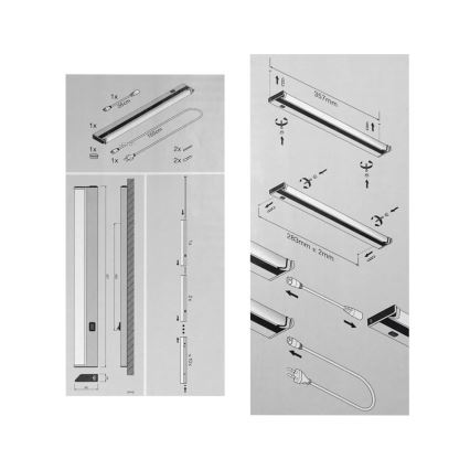 Ledvance - Illuminazione LED sottopensile TURN LED/6W/230V