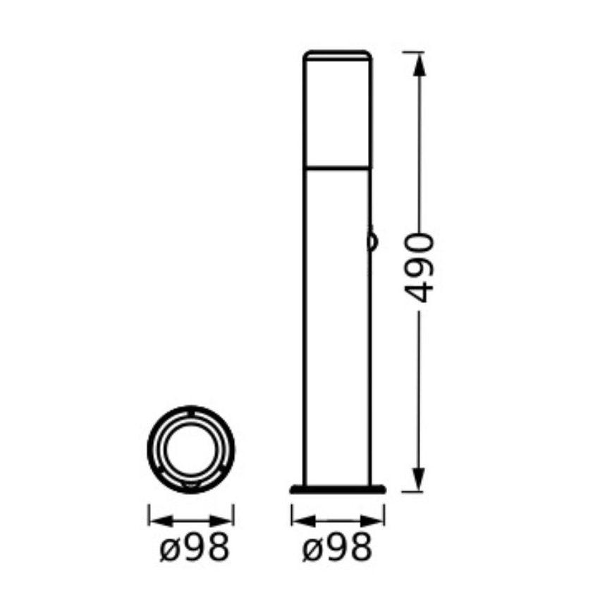 Ledvance - Lampada da esterno con sensore FIGO CYLINDER 1xE27/20W/230V IP44