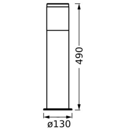 Ledvance - Lampada da esterno EBRO 1xE27/20W/230V IP44