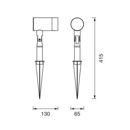 Ledvance - Lampada da esterno ENDURA CLASSIC 1xGU10/35W/230V IP54