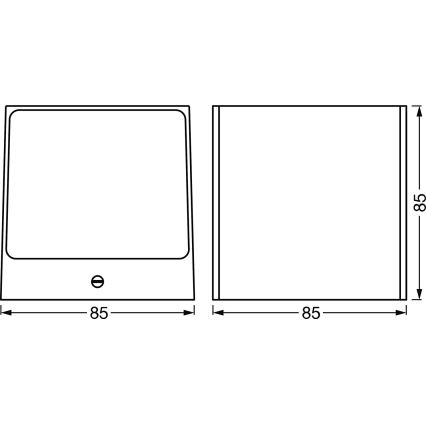 Ledvance - Lampada da esterno LED RGBW dimmerabile BRICK LED/14W/230V Wi-Fi IP44