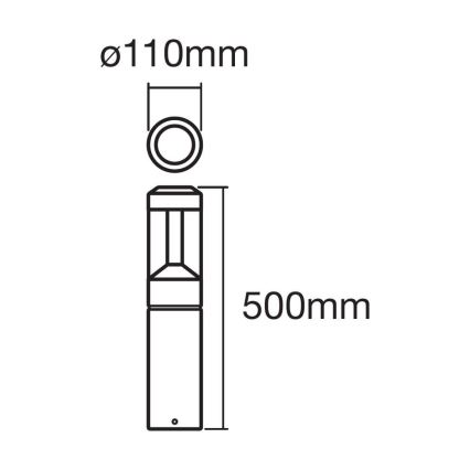 Ledvance - Lampada da esterno LED RGBW dimmerabile SMART+ MODERN LED/12W/230V IP44 BT