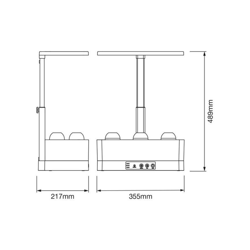 Ledvance - Lampada da interni a LED dimmerabile GARDEN KIT LED/24W/230V