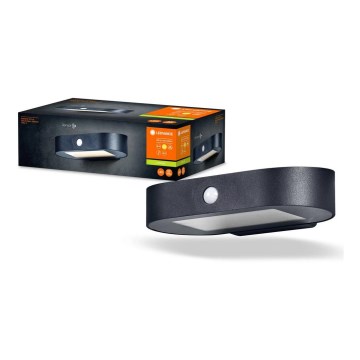 Ledvance - Lampada da parete solare LED con sensore di movimento e crepuscolare ENDURA STYLE LED/4W/3,7V 2000 mAh IP44