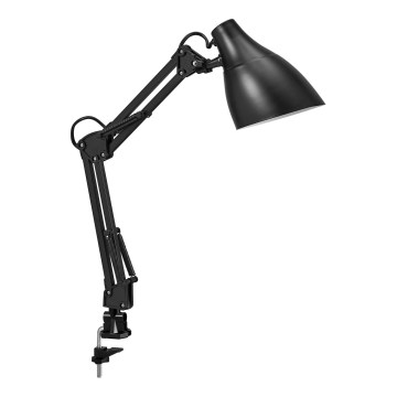 Ledvance - Lampada da scrivania con morsetto OFFICE LINE 1xE27/11W/230V nera