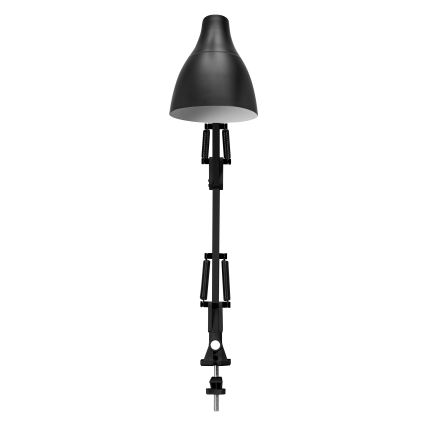Ledvance - Lampada da scrivania con morsetto OFFICE LINE 1xE27/11W/230V nera