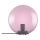 Ledvance - Lampada da tavolo BUBBLE 1xE27/40W/230V rosa