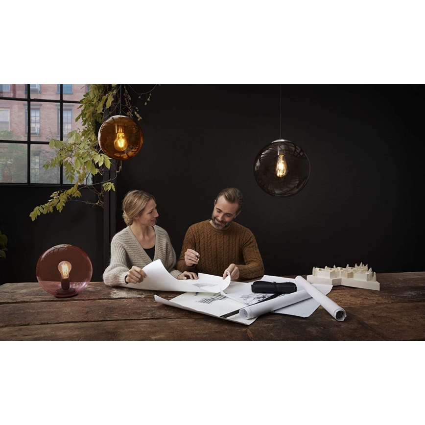 Ledvance - Lampada da tavolo BUBBLE 1xE27/40W/230V rosa