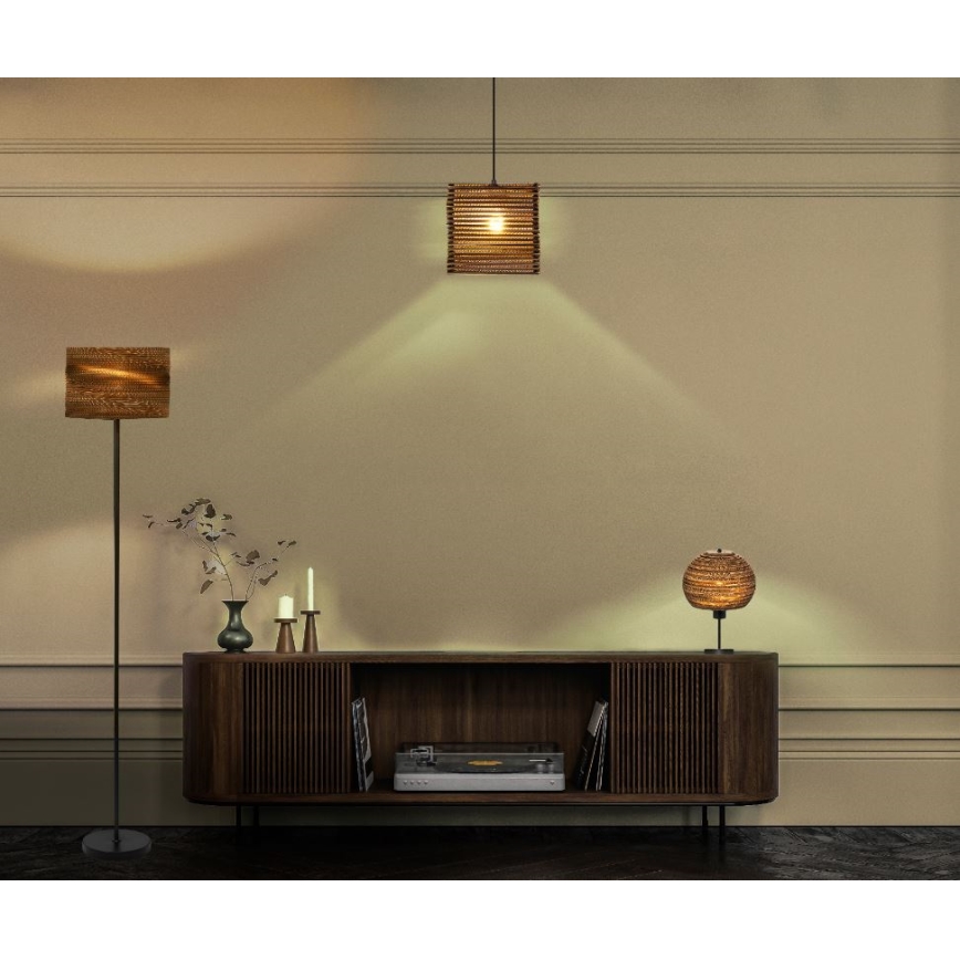 Ledvance - Lampada da tavolo DECOR CARDBOARD 1xE27/15W/230V diametro 26 cm