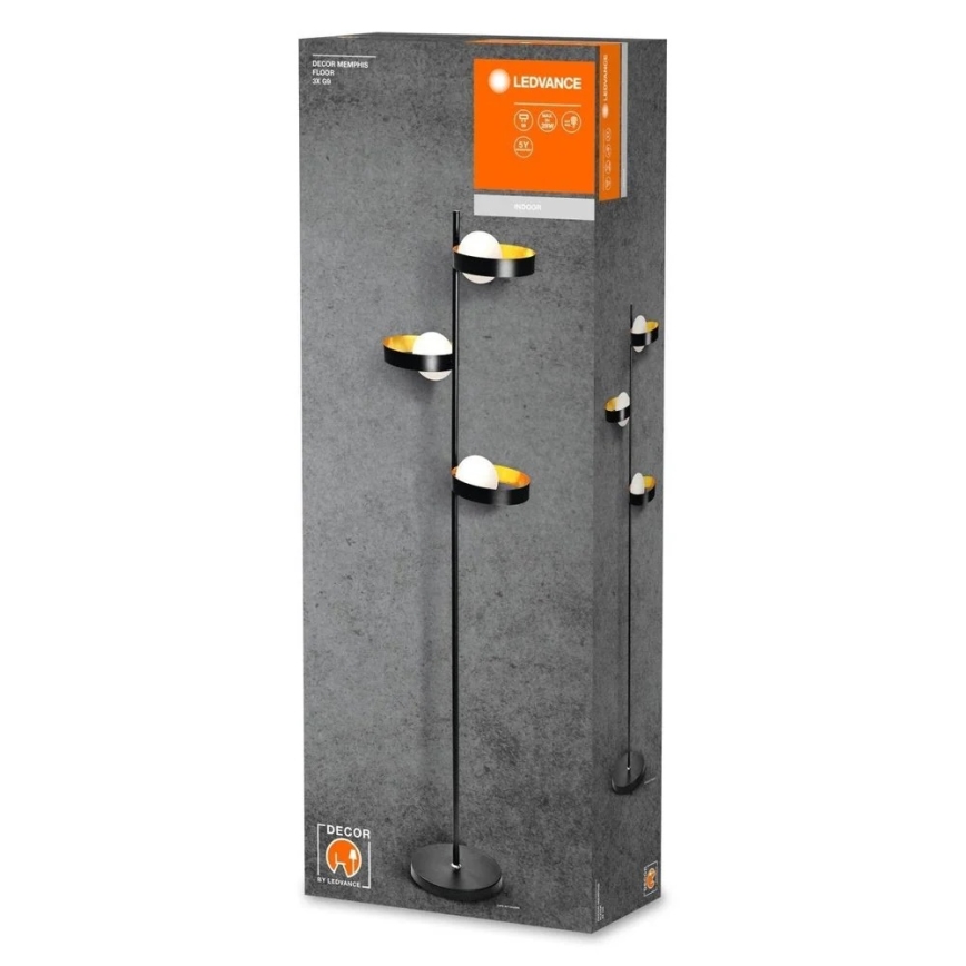 Ledvance - Lampada da tavolo DECOR MEMPHIS 3xG9/28W/230V