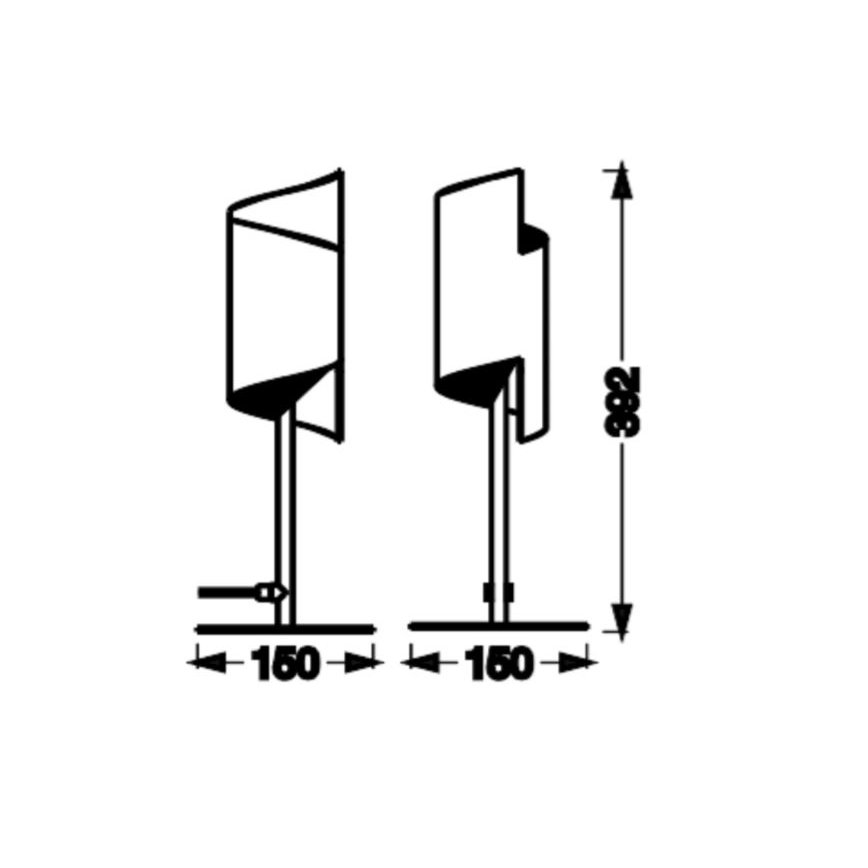 Ledvance - Lampada da tavolo dimmerabile LED SMART+ DECOR TWIST LED/12W/230V 3000-6500K Wi-Fi nero