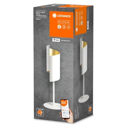 Ledvance - Lampada da tavolo dimmerabile LED SMART+ DECOR TWIST LED/12W/230V 3000-6500K Wi-Fi bianca