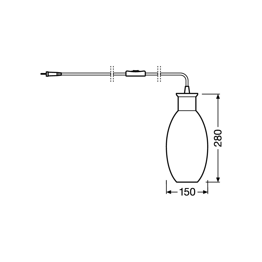 Ledvance - Lampada da tavolo GRAPE 1xE27/40W/230V rosa
