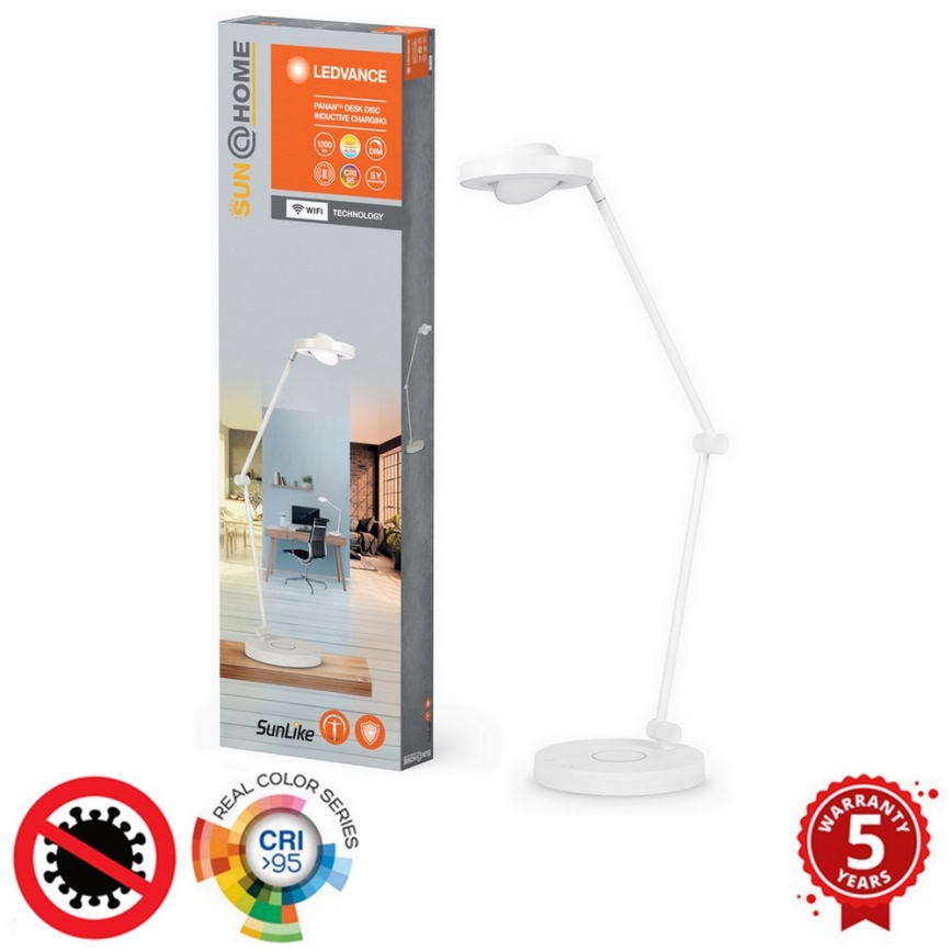 Ledvance - Lampada da tavolo LED dimmerabile con funzione Touch SUN@HOME LED/20W/230V 2200-5000K CRI 95 Wi-Fi