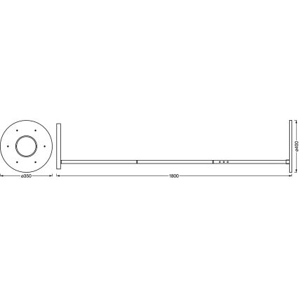 Ledvance - Lampada da terra LED dimmerabile SUN@HOME LED/36W/230V 2200-5000K CRI 95 Wi-Fi