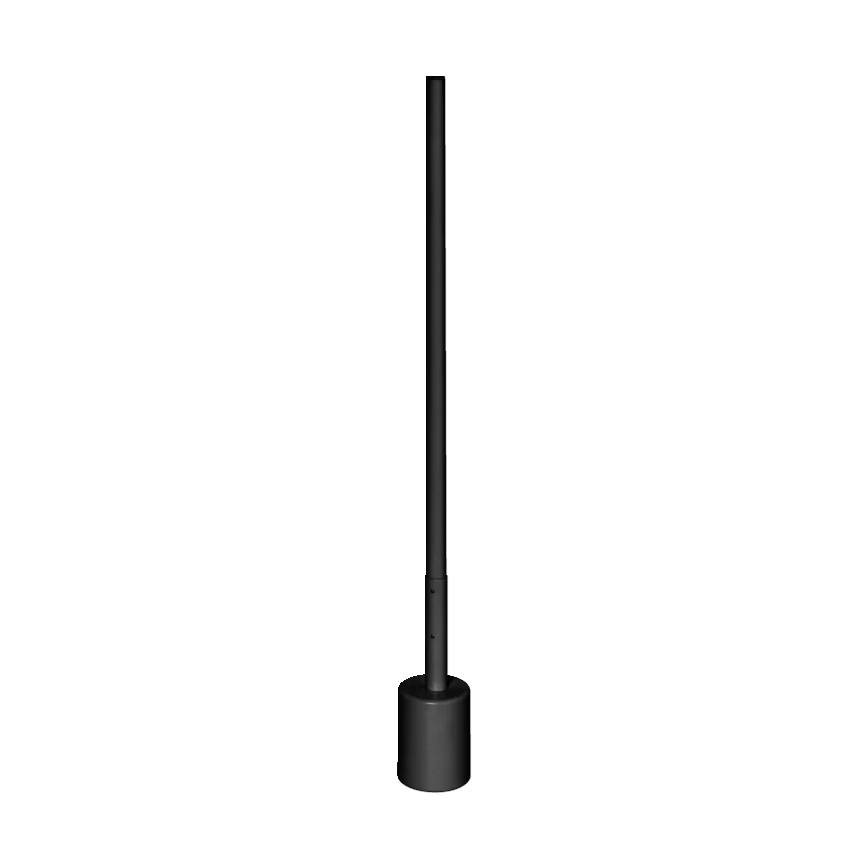 Ledvance - Lampada da terra LED RGBW dimmerabile SMART+ FLOOR LED/8W/230V 2700-6500K Wi-Fi nero + telecomando