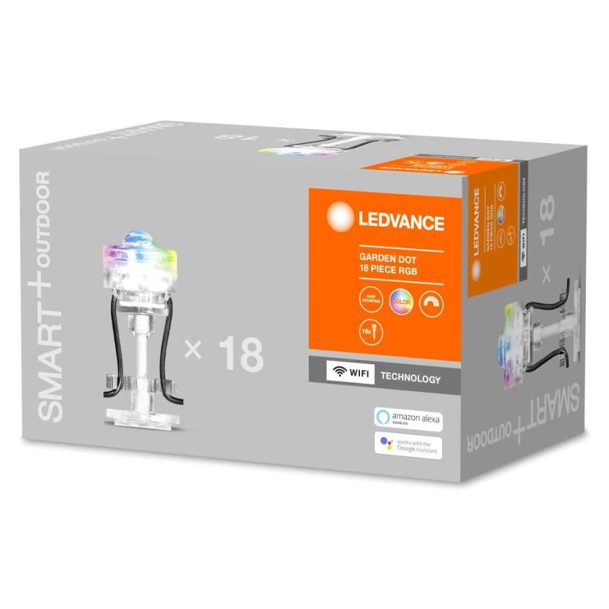 Ledvance - Lampada decorativa da esterno LED RGB SMART+ DOT 18xLED/4W/230V IP65 Wi-Fi