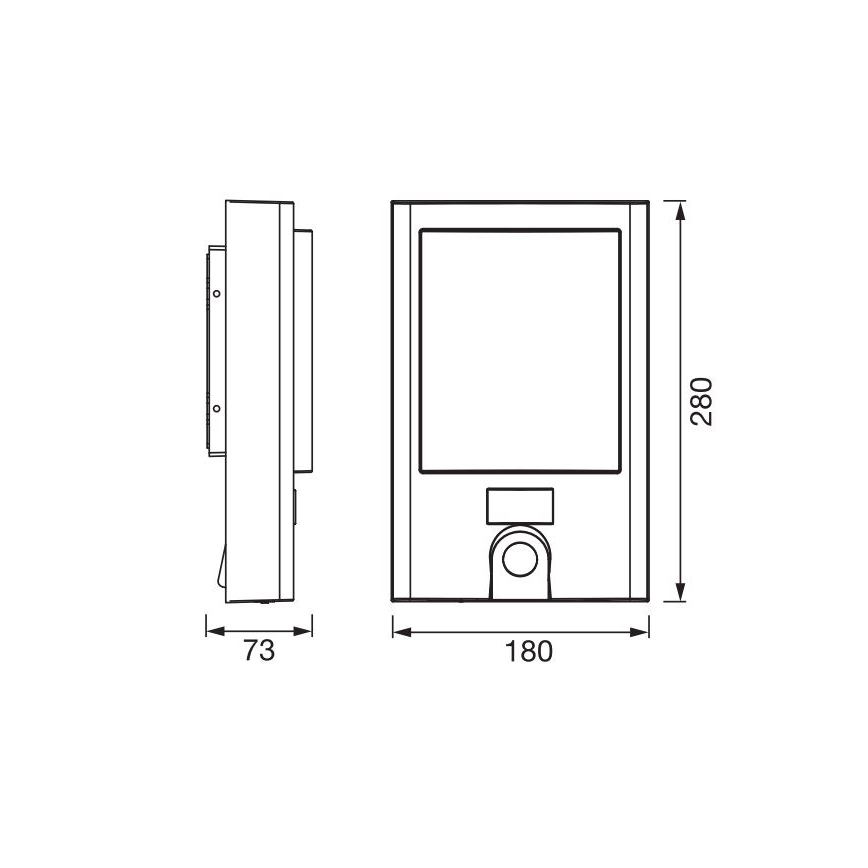 Ledvance - LED Dimmerabile lampada da parete con sensore per esterno e camera SMART+ LED/22W/230V IP44 Wi-Fi