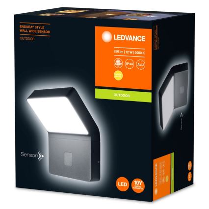 Ledvance - Lampada LED da esterno con sensore ENDURA LED/12W/230V IP44