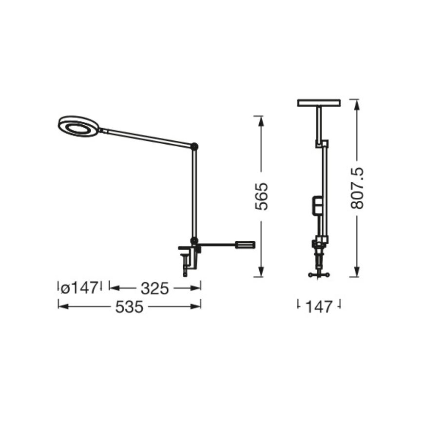 Ledvance - Lampada LED dimmerabile con clip SUN@HOME LED/15W/230V 2200-5000K CRI 95 Wi-Fi