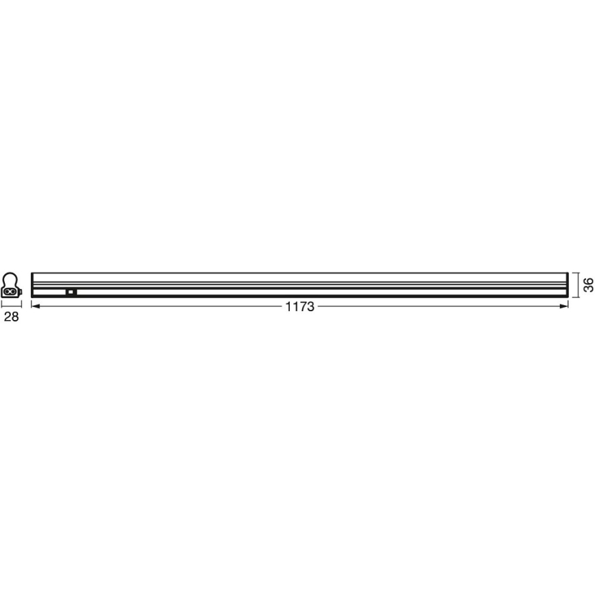 Ledvance - Lampada LED da sottopensile con sensore BATTEN LED/14W/230V 120 cm