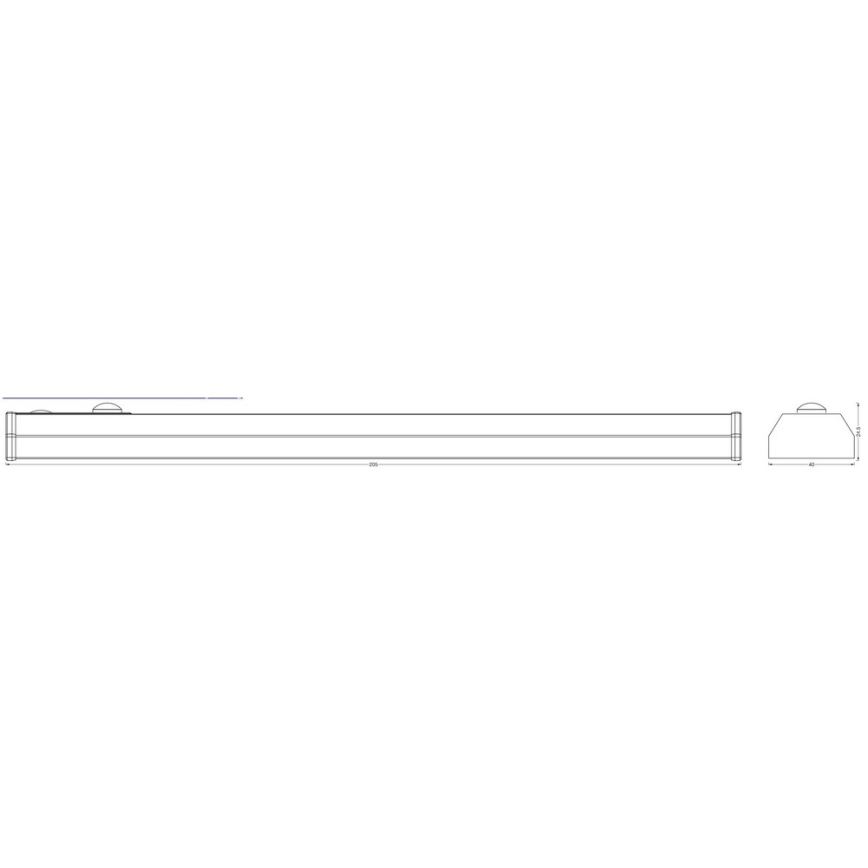 Ledvance - Lampada LED sottopensile con sensore MOBILE LED/1W/5V 20 cm